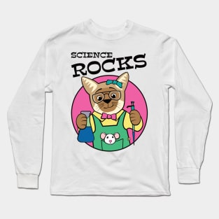 Science Rocks Siamese Cat Long Sleeve T-Shirt